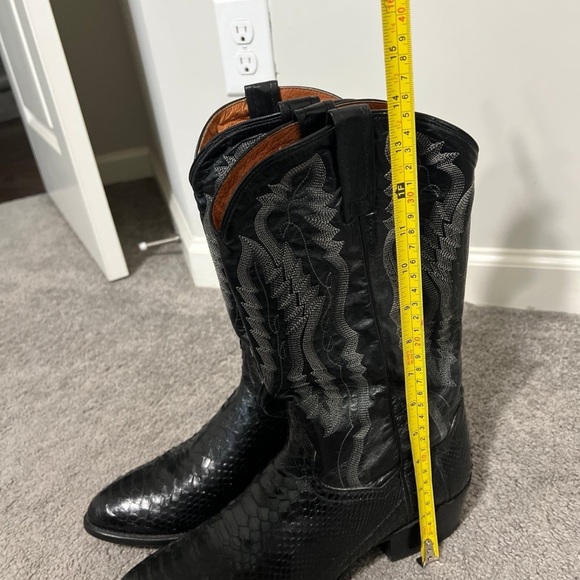 Vintage Dan Post python cowboy boots - Picture 8 of 11